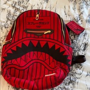 Spray ground backpack